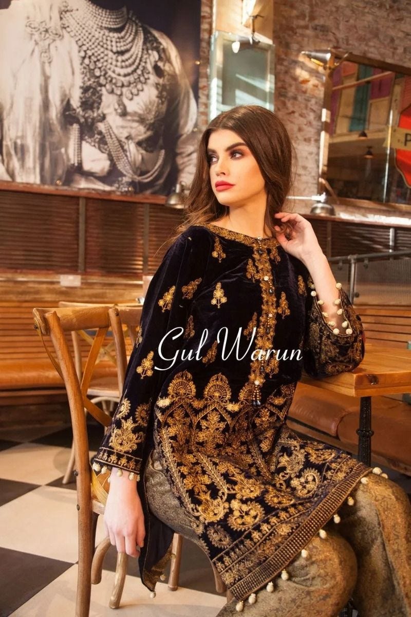 Luxury Velvet- GulWarun - 2pc