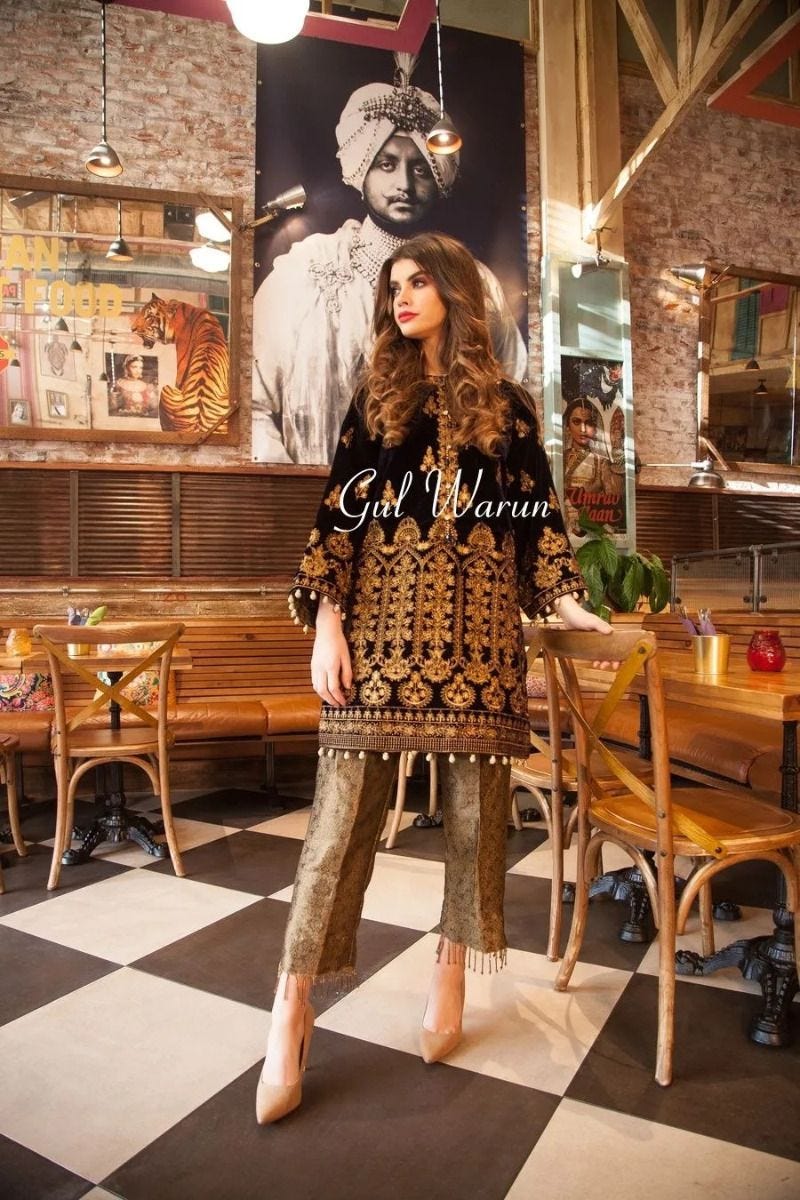 Luxury Velvet- GulWarun - 2pc