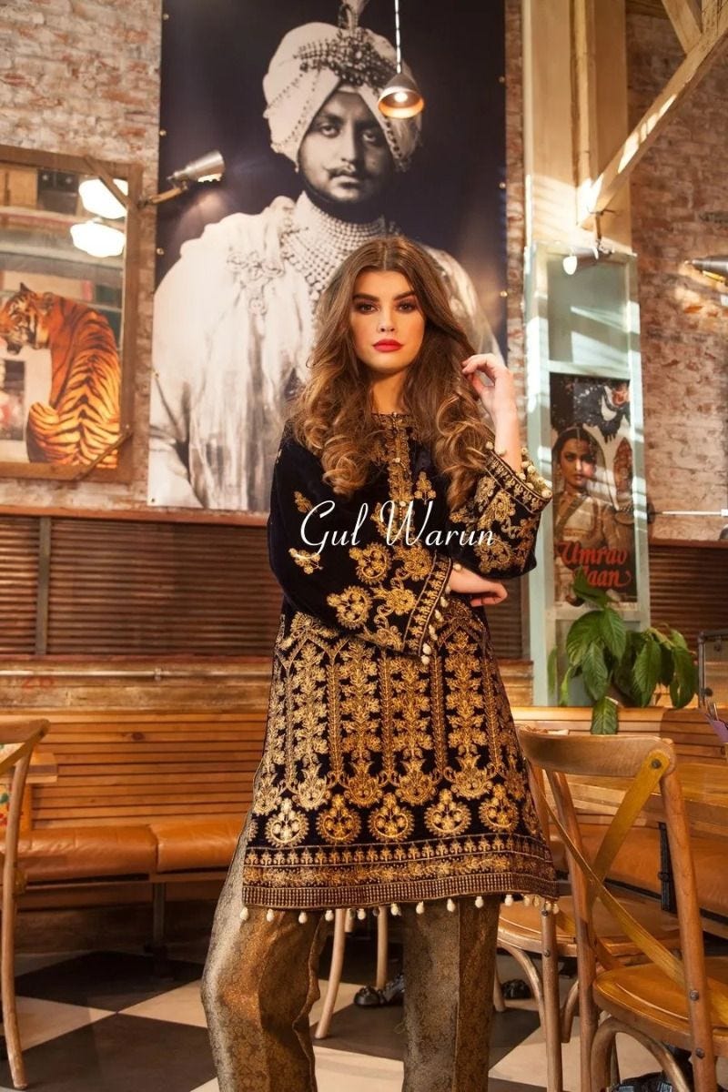Luxury Velvet- GulWarun - 2pc